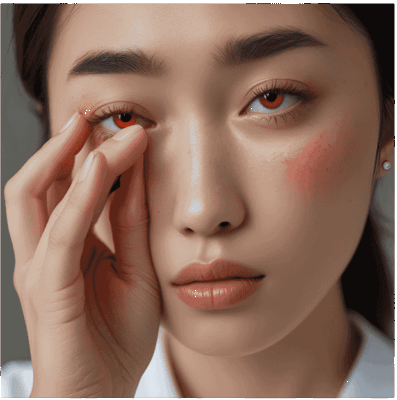 Dấu hiệu viêm mắt do kính áp tròng
